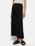 Jersey Ruched Skirt | Black