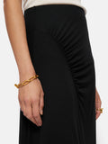 Jersey Ruched Skirt | Black