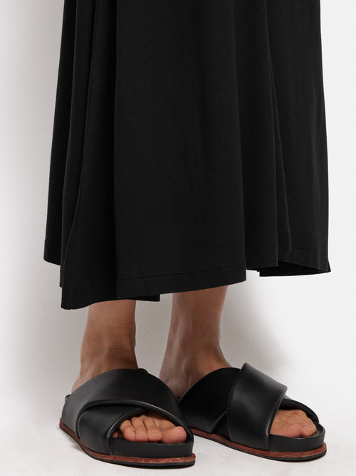 Jersey Ruched Skirt | Black