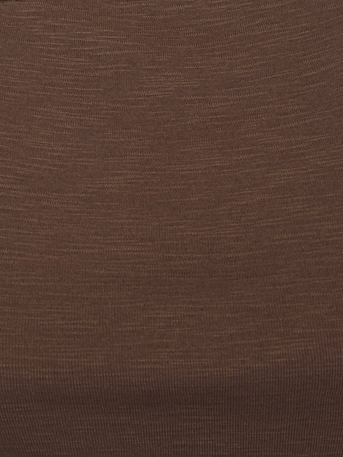 Cotton Luxe Tank | Brown