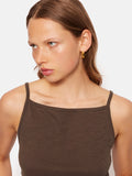 Cotton Luxe Tank | Brown