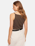 Cotton Luxe Tank | Brown