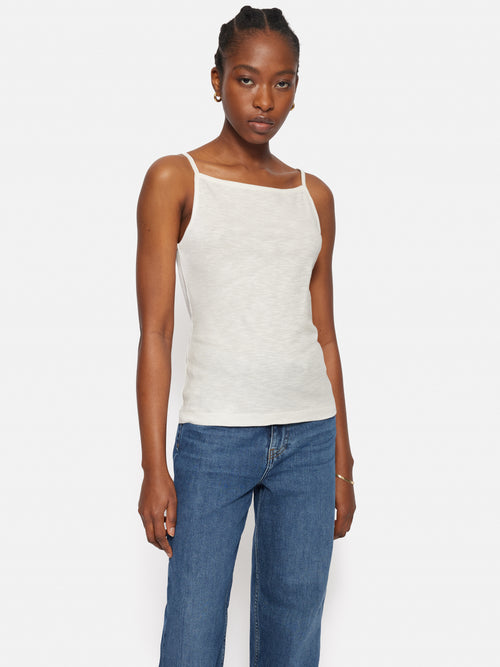 Cotton Luxe Tank | Ivory