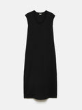 Column T Shirt Dress | Black