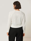 Cotton Luxe Cardigan | Ivory