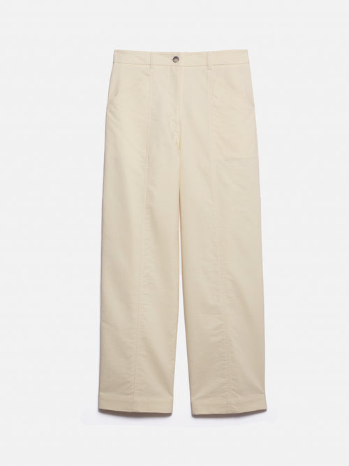 Hatton Cropped Trouser | Cream