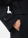 Nelson Italian Twill Trench Coat | Navy