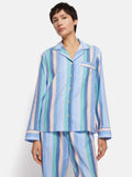 Mixed Stripe Brushed Twill Pyjama | Multi