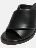 Duvile Padded Heel Sandal | Black