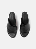 Duvile Padded Heel Sandal | Black