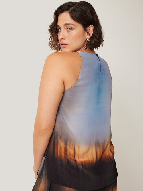 Modern Tie Dye Tank | Multi