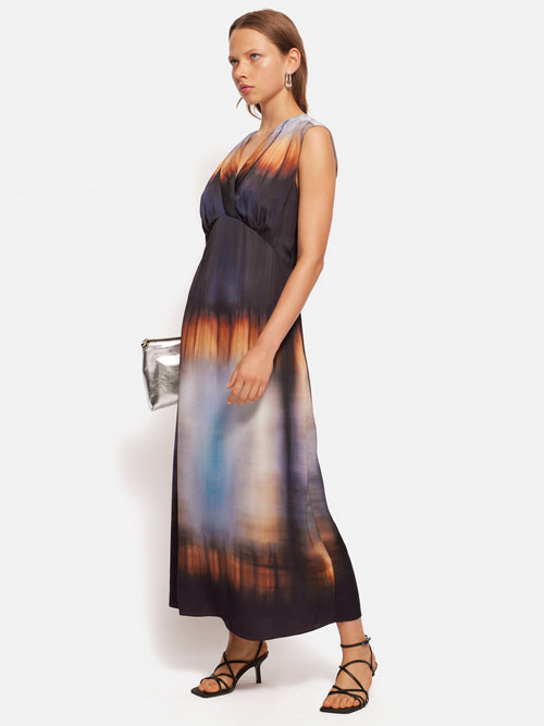 Modern Tie Dye Dress | Multi