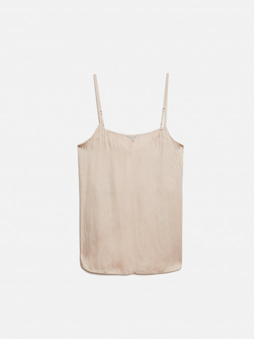 Recycled Satin Cami | Cream