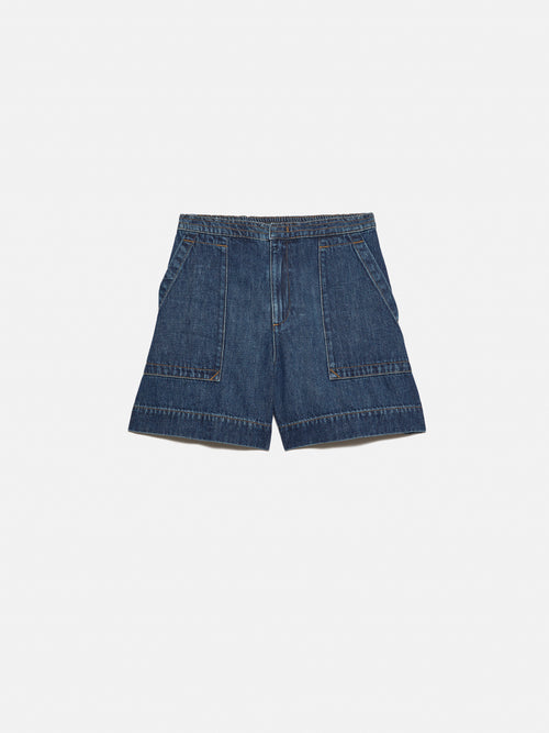 Denim Patch Pocket Shorts | Blue – Jigsaw