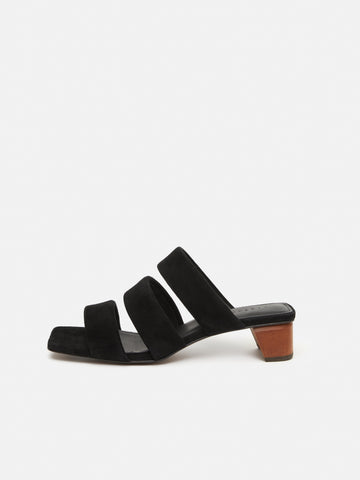 Henley Heeled Sandal | Black – Jigsaw