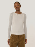 Layered 2-in-1 Top | Cream