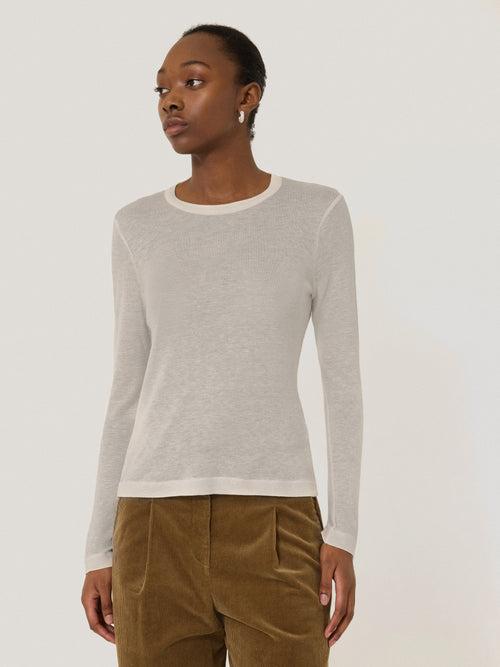 Layered 2-in-1 Top | Cream