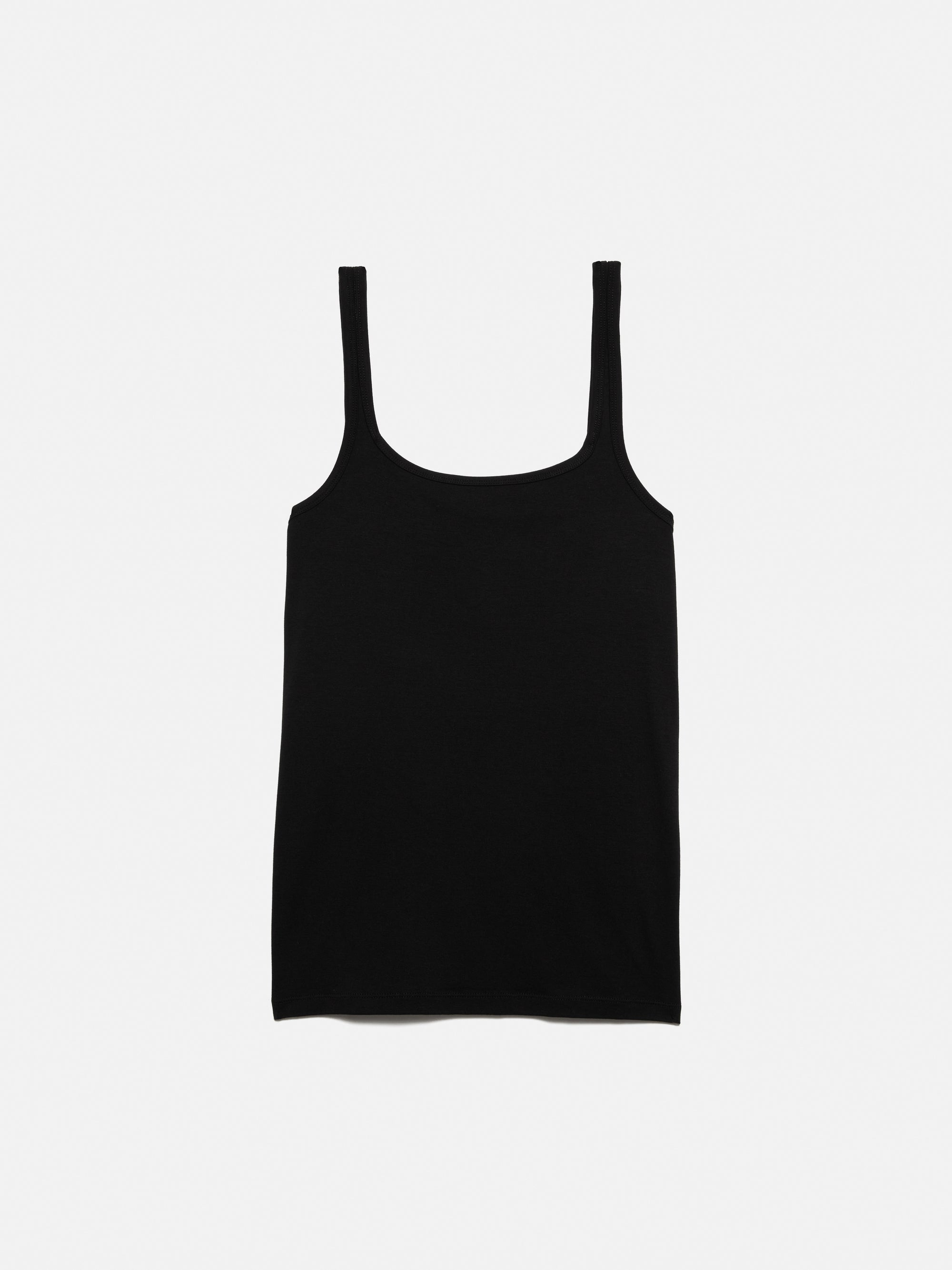 Square Neck Layering Tank | Black – Jigsaw