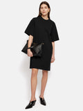 Cotton Riley T-Shirt Dress | Black