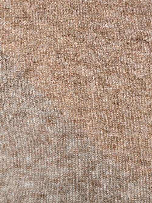 Soft Gauzy Knit T-shirt | Taupe