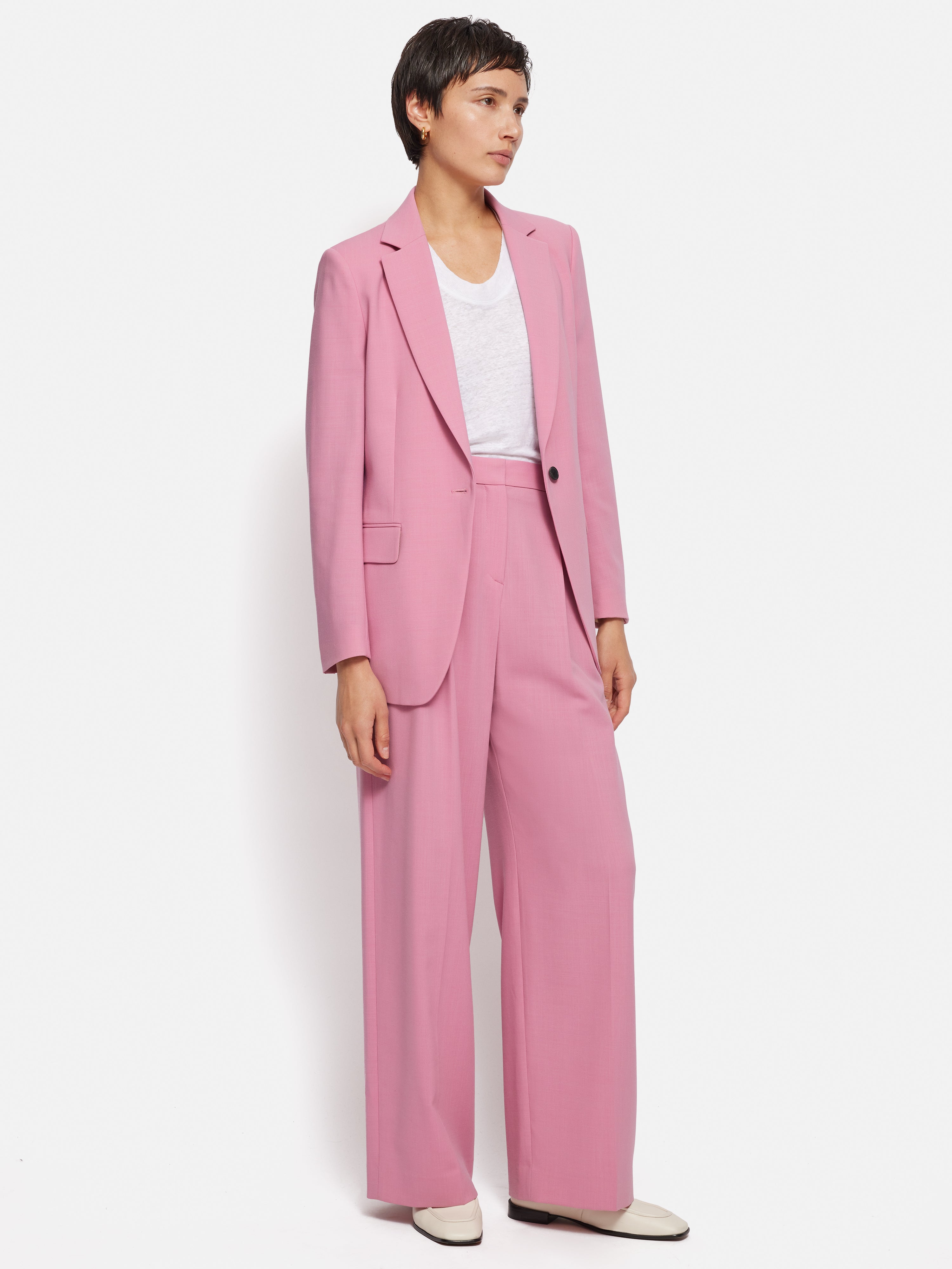 Fluid Twill Knox Jacket | Pink – Jigsaw