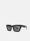 Shere Angled Cats Eye Sunglasses | Black