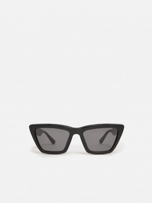 Shere Angled Cats Eye Sunglasses | Black