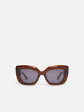 Woodley Square Cats Eye Sunglasses | Brown