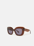 Woodley Square Cats Eye Sunglasses | Brown