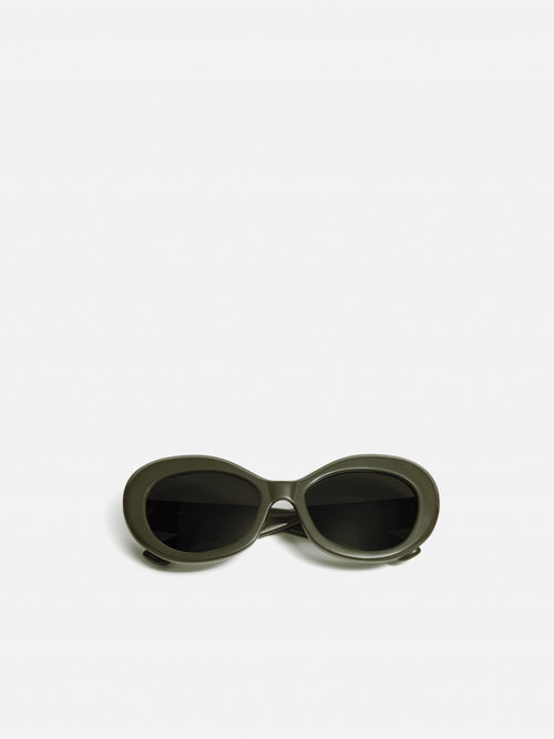 Upton Oval Sunglasses | Green