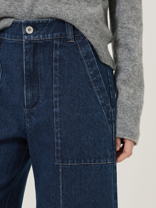 Denim Sailor Trouser | Indigo