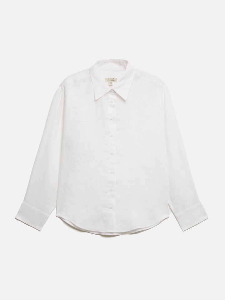 Linen Casual Shirt - White