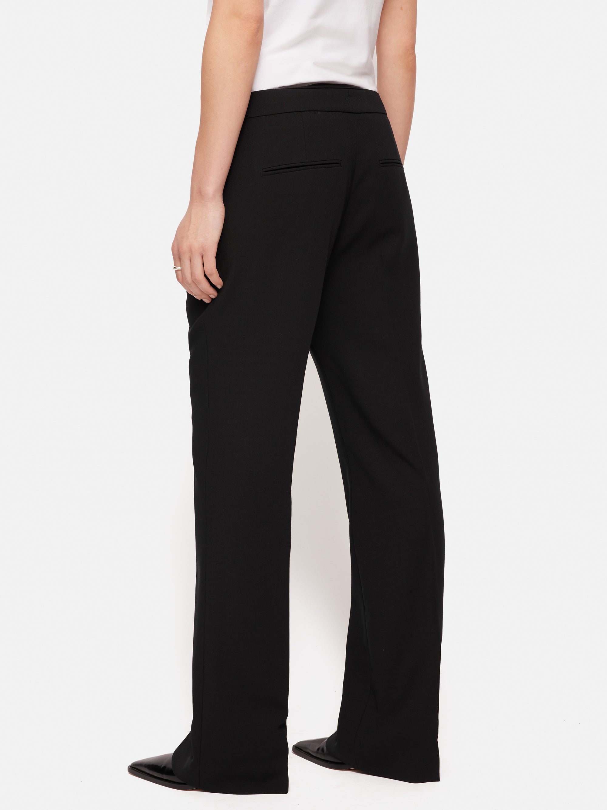 Fluid Twill Mason Trouser | Black – Jigsaw