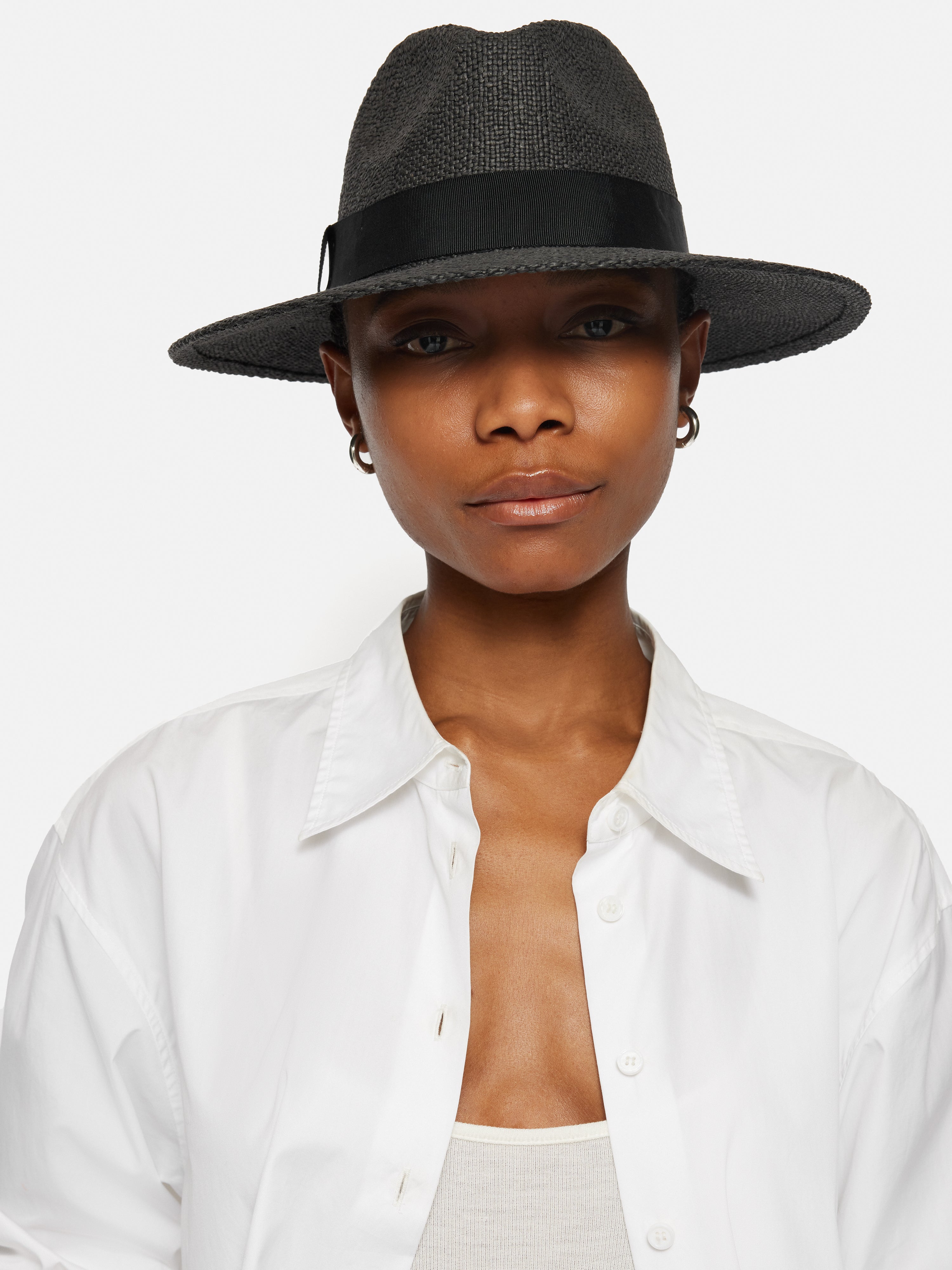 Straw Fedora | Black – Jigsaw