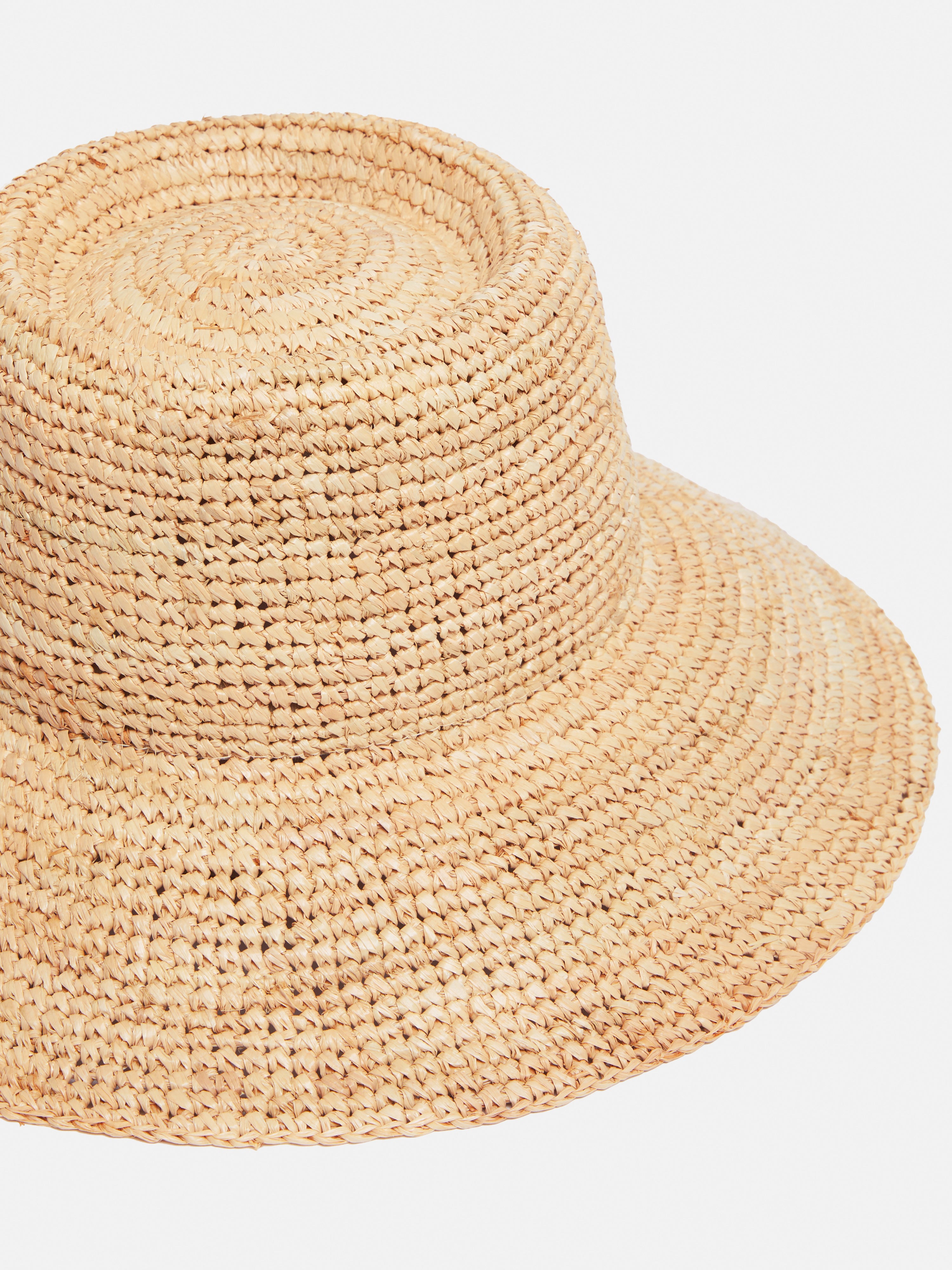 Straw Bucket Hat Natural Jigsaw