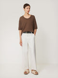 Hampstead Wide Leg Jean | White