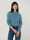 Halo Cashmere Jumper | Blue