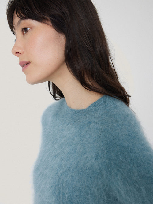 Halo Cashmere Jumper | Blue