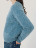 Halo Cashmere Jumper | Blue