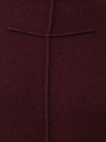 Wool Cashmere Blend Dress | Burgundy