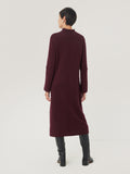 Wool Cashmere Blend Dress | Burgundy