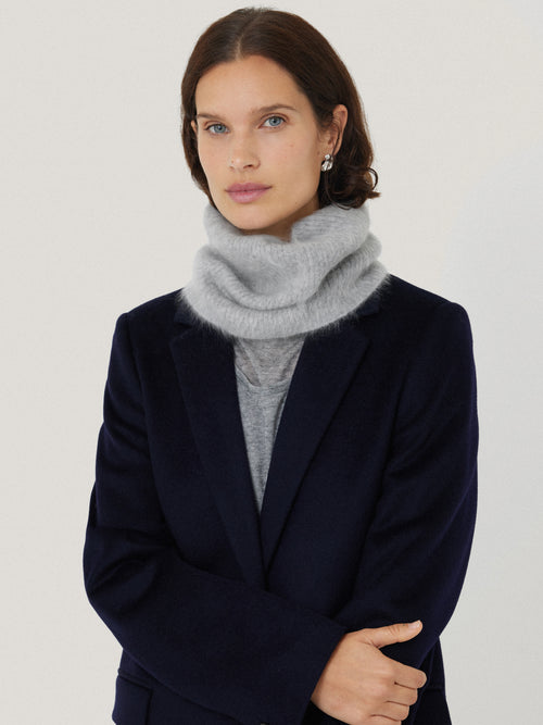 Halo Cashmere Snood | Grey