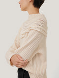 Crochet Yoke Jumper | Cream