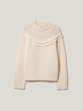 Crochet Yoke Jumper | Cream