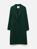 Double Faced Tailored Coat | Green