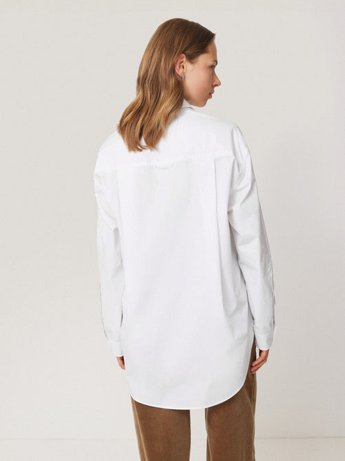 Heritage Cotton Relaxed Shirt | White