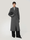 Wool Cashmere Long Gloves | Grey