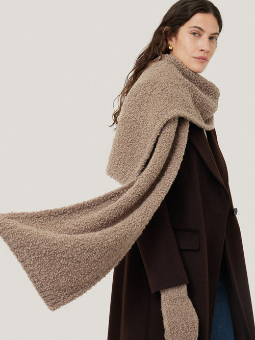 Boucle Scarf | Taupe