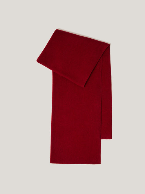 Pure Cashmere Scarf | Red