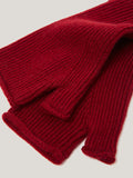 Wool Cashmere Blend Mittens | Red